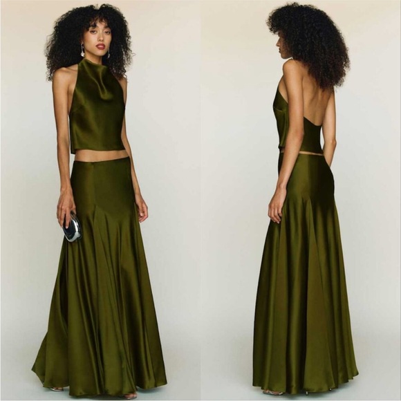 Reformation Dresses & Skirts - NEW NWT Reformation Sera Silk Two Piece Set